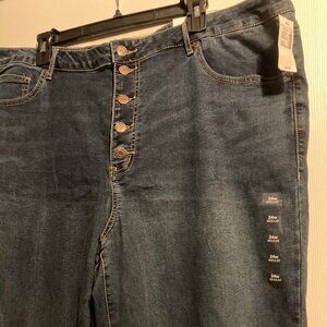 M Jeans By Maurices Size 24W Regular Super High Rise Wide-Leg